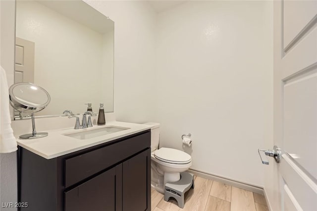 1289 Valencia Cliffs Ave, Henderson, NV 89012 - half bathroom featuring vanity and toilet
