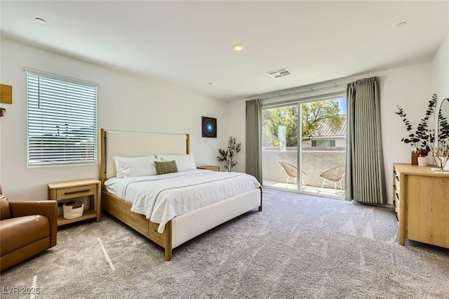 1289 Valencia Cliffs Ave, Henderson, NV 89012 - carpeted bedroom featuring access to exterior
