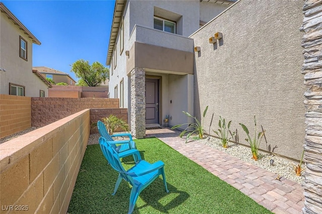 1289 Valencia Cliffs Ave, Henderson, NV 89012 - view of yard featuring a balcony