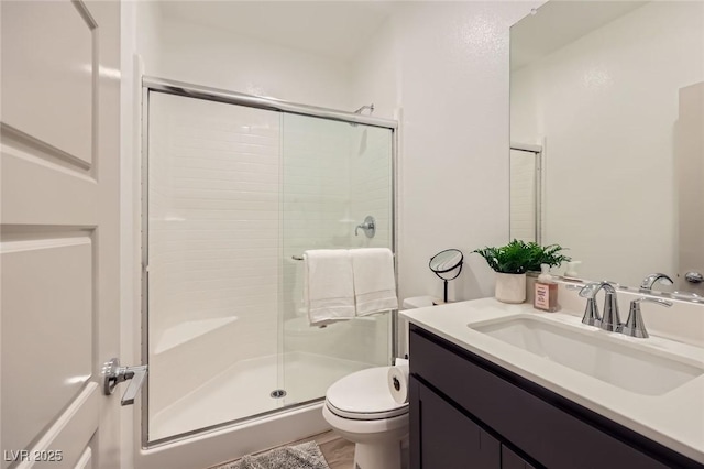 1289 Valencia Cliffs Ave, Henderson, NV 89012 - full bath with a stall shower and vanity