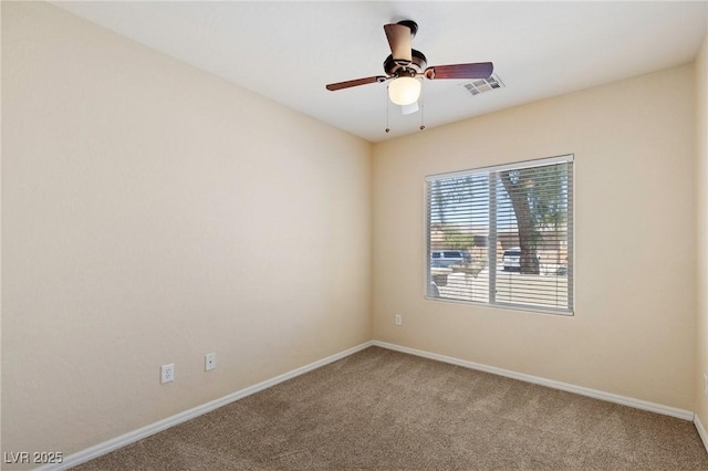 4117 Gliding Gulls Ave, North Las Vegas, NV 89084 - unfurnished room with carpet and a ceiling fan
