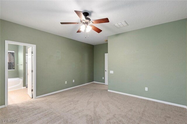 4117 Gliding Gulls Ave, North Las Vegas, NV 89084 - carpeted empty room featuring ceiling fan and baseboards