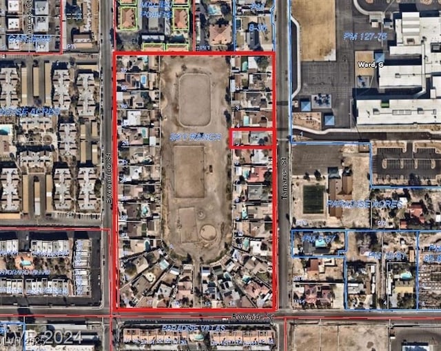 5403 Tamarus St, Las Vegas, NV 89119 - map / location featuring property parcel outlined