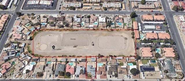 5403 Tamarus St, Las Vegas, NV 89119 - aerial map of property and surrounding area with property parcel outlined