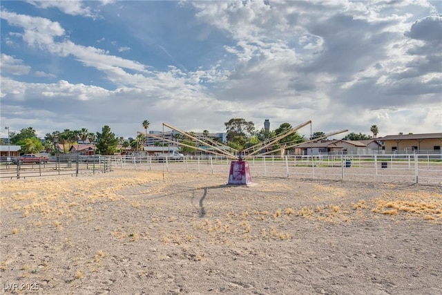 5403 Tamarus St, Las Vegas, NV 89119 - view of jungle gym featuring an enclosed riding area