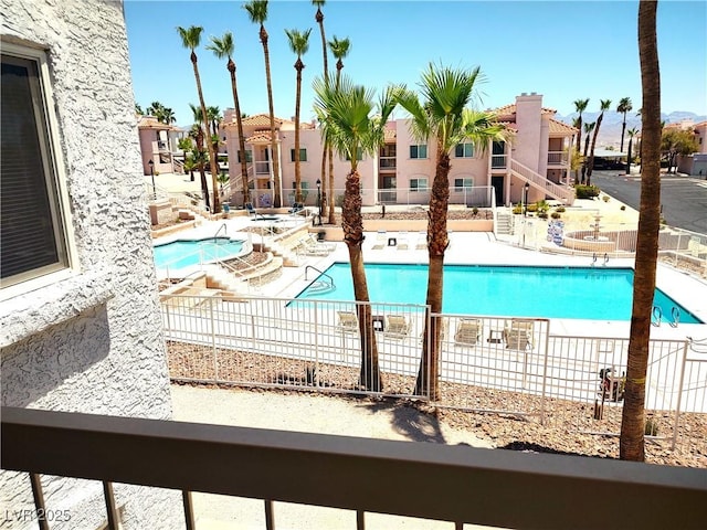 1940 Las Palmas Ln Unit 272, Laughlin, NV 89029 - community pool featuring a residential view and a patio