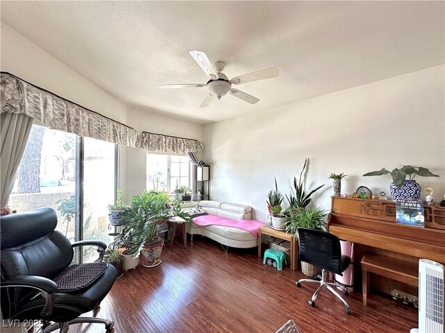 7400 W Flamingo Rd Unit 1094, Las Vegas, NV 89147 - office space with wood finished floors and a ceiling fan