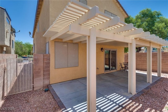 8021 Dancing Springs St, Las Vegas, NV 89143 - view of patio featuring a pergola