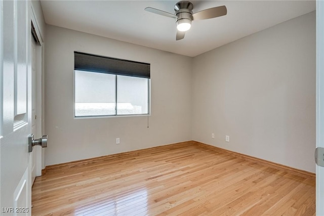 8021 Dancing Springs St, Las Vegas, NV 89143 - unfurnished room featuring light wood-style flooring and ceiling fan
