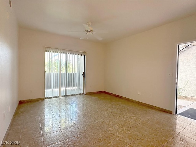 45 Maleena Mesa St Unit 211, Henderson, NV 89074 - unfurnished room with light tile patterned floors and a ceiling fan