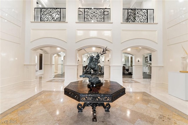 30 Augusta Canyon Way, Las Vegas, NV 89141 - lobby featuring a decorative wall and a high ceiling