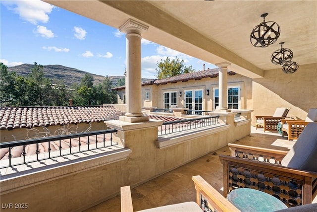 30 Augusta Canyon Way, Las Vegas, NV 89141 - patio / terrace with a mountain view
