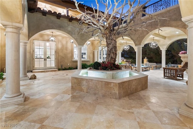 30 Augusta Canyon Way, Las Vegas, NV 89141 - view of patio / terrace with french doors