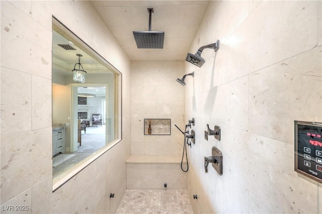 30 Augusta Canyon Way, Las Vegas, NV 89141 - full bathroom with a tile shower