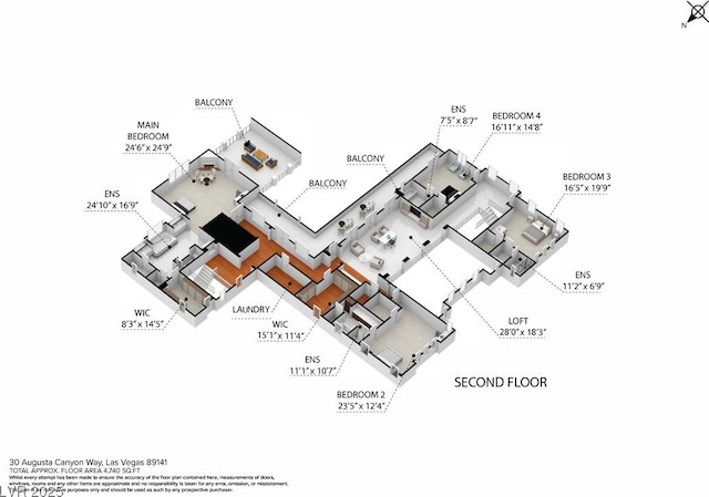 30 Augusta Canyon Way, Las Vegas, NV 89141 - view of property floor plan