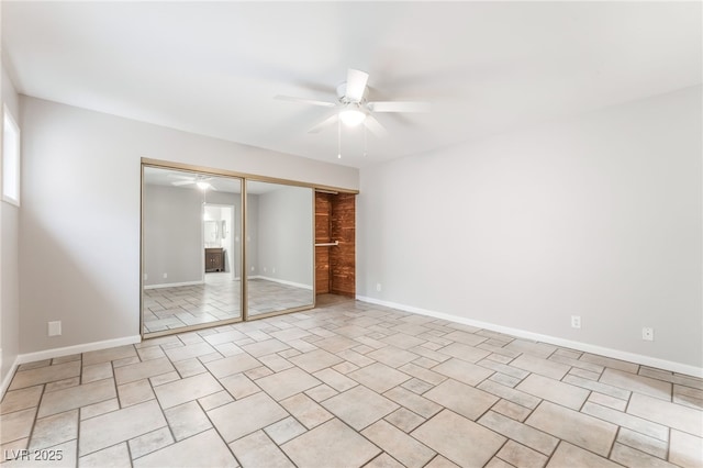 2486 Sabado St, Las Vegas, NV 89121 - unfurnished bedroom with a closet and ceiling fan