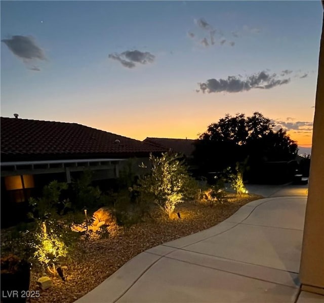 2257 Turner Falls St, Henderson, NV 89044 - view of patio terrace at dusk