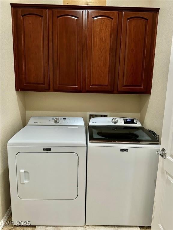 2257 Turner Falls St, Henderson, NV 89044 - washroom with washing machine and dryer and cabinet space