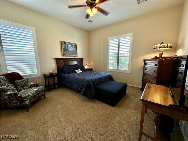 2257 Turner Falls St, Henderson, NV 89044 - carpeted bedroom with ceiling fan and baseboards