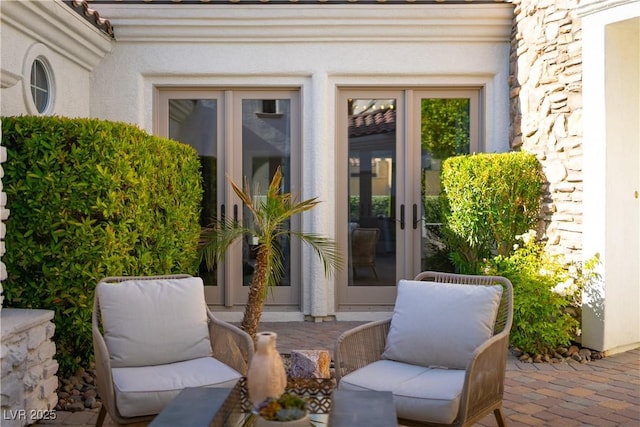 11830 Kingsbarns Ct, Las Vegas, NV 89141 - view of patio / terrace with french doors