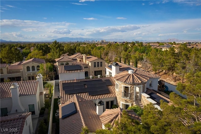11830 Kingsbarns Ct, Las Vegas, NV 89141 - drone / aerial view of a mountain backdrop