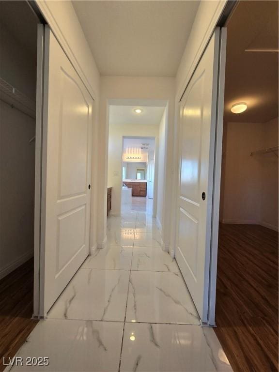 7428 Timber Run St, Las Vegas, NV 89149 - hallway with baseboards