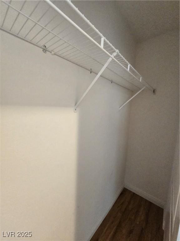 7428 Timber Run St, Las Vegas, NV 89149 - spacious closet with dark wood finished floors