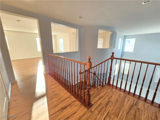 7428 Timber Run St, Las Vegas, NV 89149 - staircase featuring wood finished floors and recessed lighting