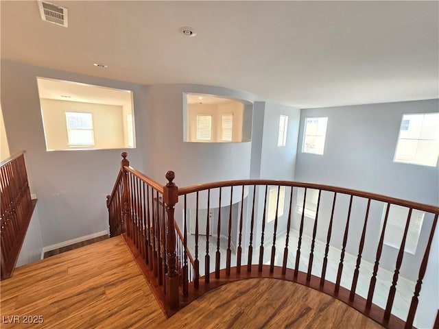 7428 Timber Run St, Las Vegas, NV 89149 - staircase featuring wood finished floors and healthy amount of natural light