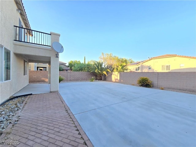 7428 Timber Run St, Las Vegas, NV 89149 - patio / terrace with a fenced backyard and a patio area