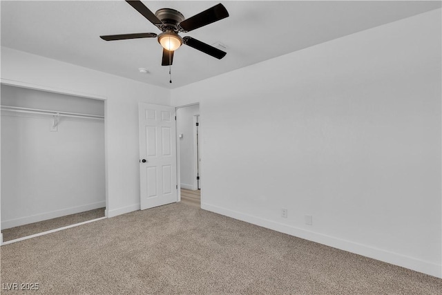 4186 Toronto Cir, Las Vegas, NV 89121 - unfurnished bedroom with carpet, a closet, and ceiling fan