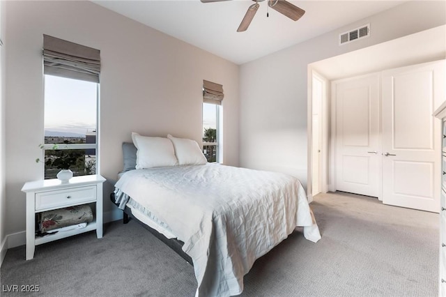 4122 Yucca Bloom St Unit 0, Las Vegas, NV 89135 - bedroom featuring light colored carpet and a ceiling fan