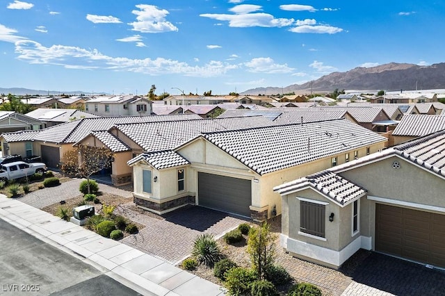 1110 Crystal Grotto Ave, North Las Vegas, NV 89081 - aerial view of residential area with a mountainous background