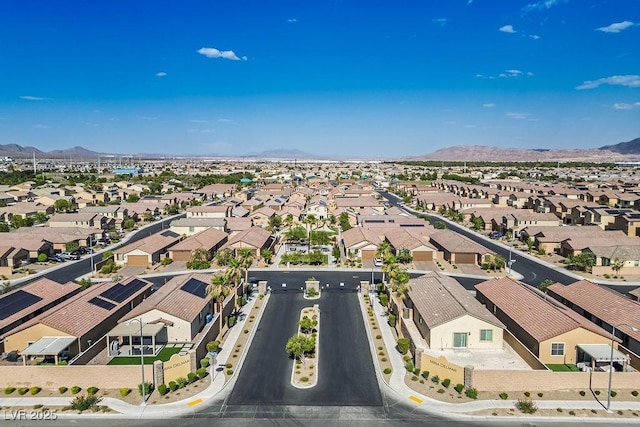 1110 Crystal Grotto Ave, North Las Vegas, NV 89081 - aerial perspective of suburban area with a mountainous background