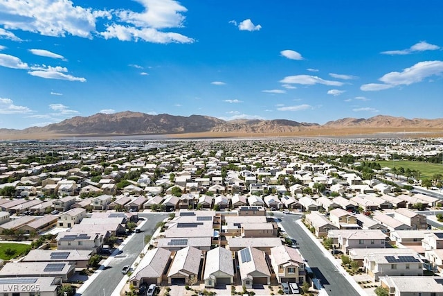 1110 Crystal Grotto Ave, North Las Vegas, NV 89081 - aerial view of residential area with a mountainous background