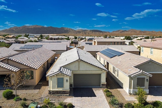1110 Crystal Grotto Ave, North Las Vegas, NV 89081 - aerial view of residential area with mountains
