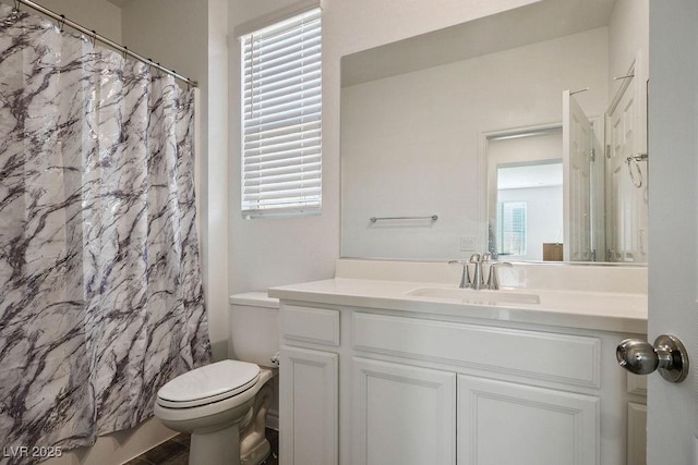 1110 Crystal Grotto Ave, North Las Vegas, NV 89081 - full bathroom with vanity, healthy amount of natural light, and a shower with shower curtain