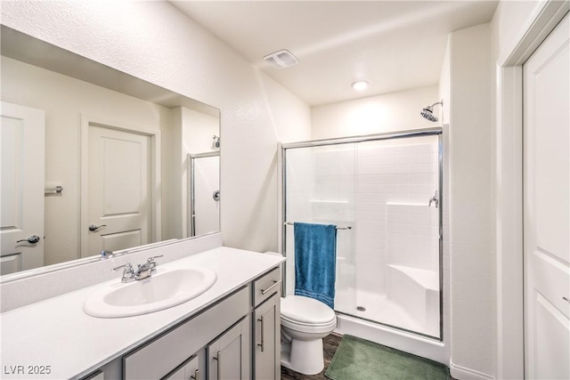 619 Harmony Rock Ave, North Las Vegas, NV 89081 - bathroom with a shower stall and vanity