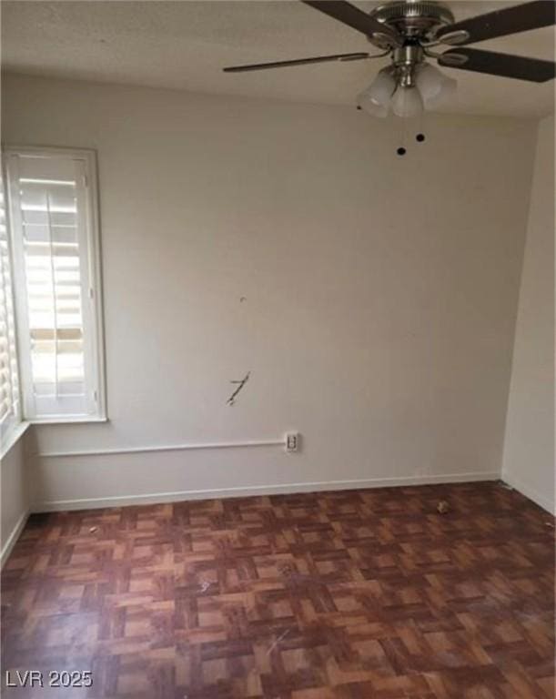 9820 Cross Creek Way, Las Vegas, NV 89117 - empty room with ceiling fan and baseboards