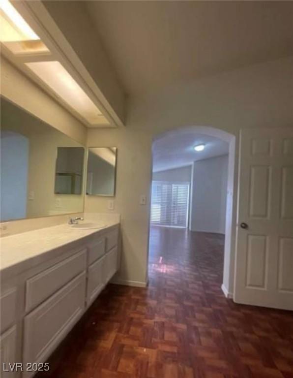 9820 Cross Creek Way, Las Vegas, NV 89117 - bathroom with baseboards and vanity