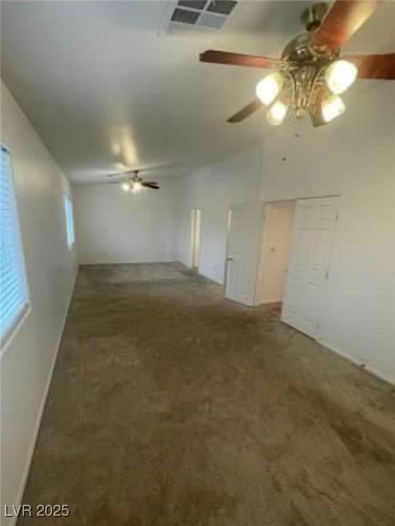 7879 Villa Pintura Ave, Las Vegas, NV 89131 - empty room with carpet flooring and a ceiling fan
