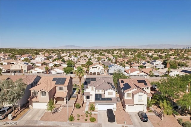217 Turkey Creek Way, Henderson, NV 89074 - aerial view of residential area with a mountain backdrop