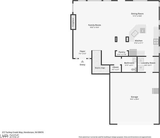 217 Turkey Creek Way, Henderson, NV 89074 - view of room layout