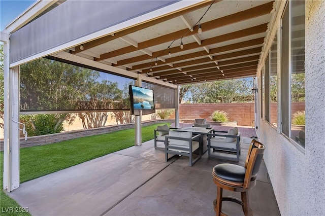 217 Turkey Creek Way, Henderson, NV 89074 - view of patio / terrace featuring outdoor dining area