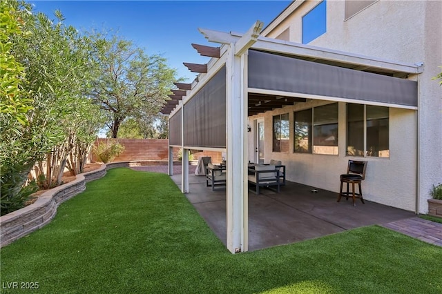 217 Turkey Creek Way, Henderson, NV 89074 - fenced backyard with a patio