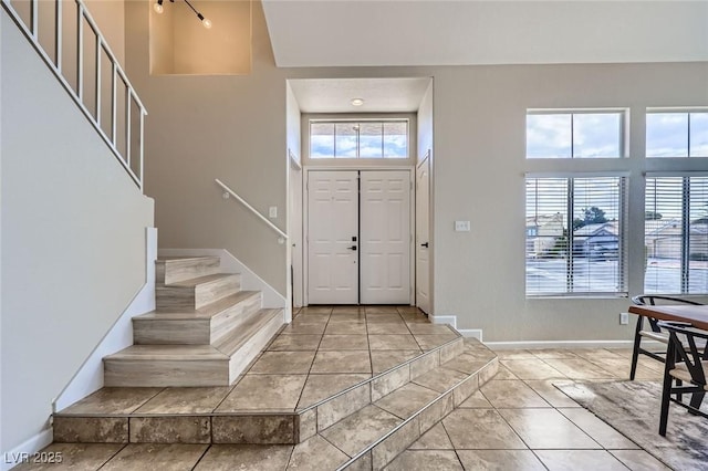 2535 Cortina Ave, Henderson, NV 89074 - foyer with stairs and plenty of natural light