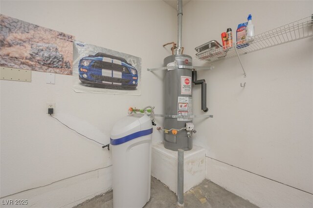 3251 Pheasant Hills Way, Laughlin, NV 89029 - utility room featuring strapped water heater