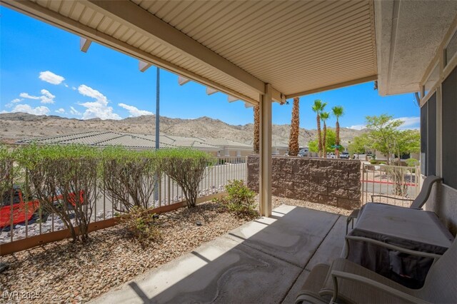 3251 Pheasant Hills Way, Laughlin, NV 89029 - view of patio with a mountain view