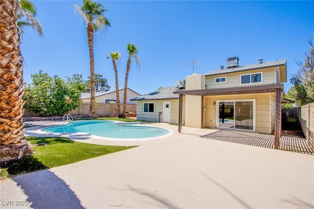 4307 Lucas Ave, Las Vegas, NV 89120 - view of pool with a patio and a fenced backyard