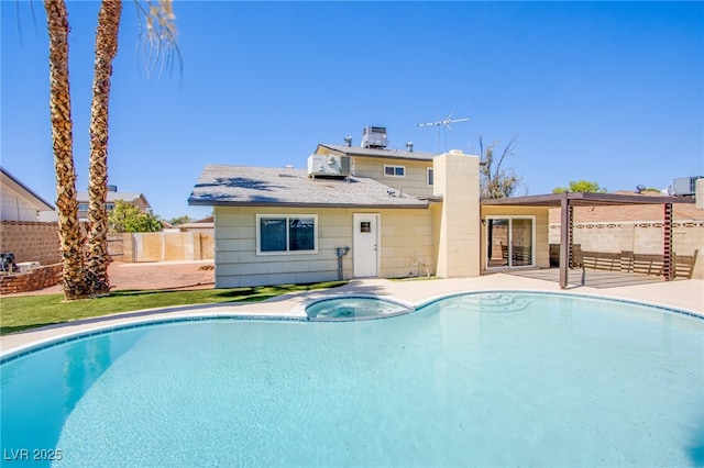 4307 Lucas Ave, Las Vegas, NV 89120 - view of pool featuring a pool with connected hot tub